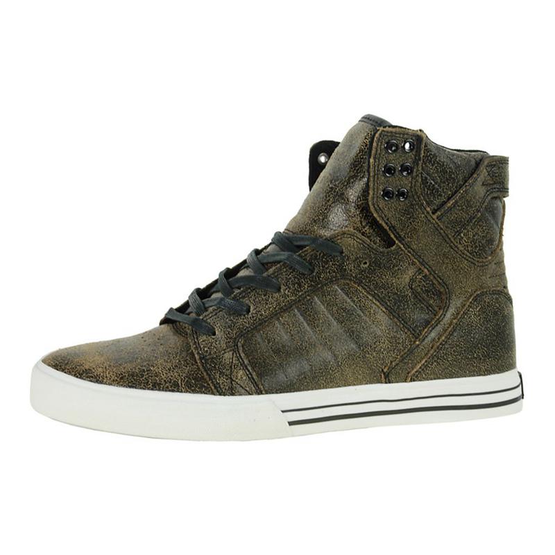 Zapatillas Altas Supra Argentina Hombre - SKYTOP Marrones (DPZNS-5302)